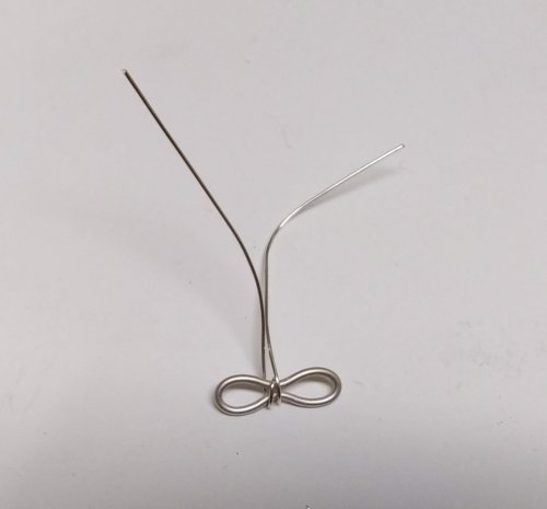 Judy Larson's Wire Links 7, 8, 9, and 10 - , Findings & Components, Toggles & Clasps, Earwire & Headpin, Butane Torch, Soldering, Solder, Bend in the center.